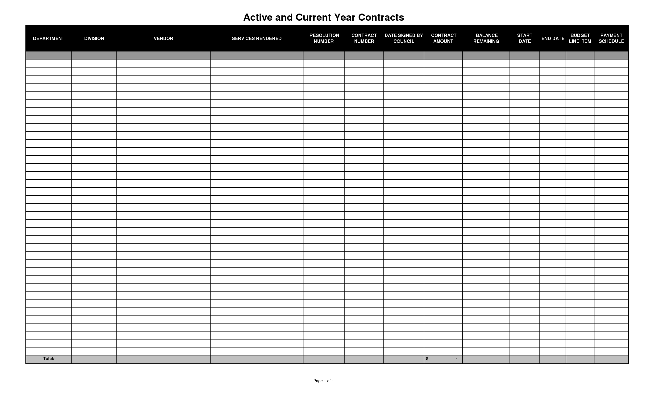 research spreadsheet template
